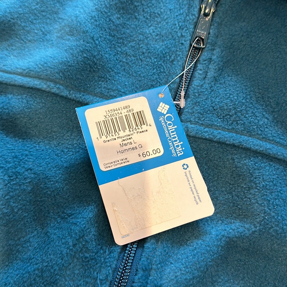 Columbia Granite Mountain Fleece jacket. New with tags - Picture 3 of 3